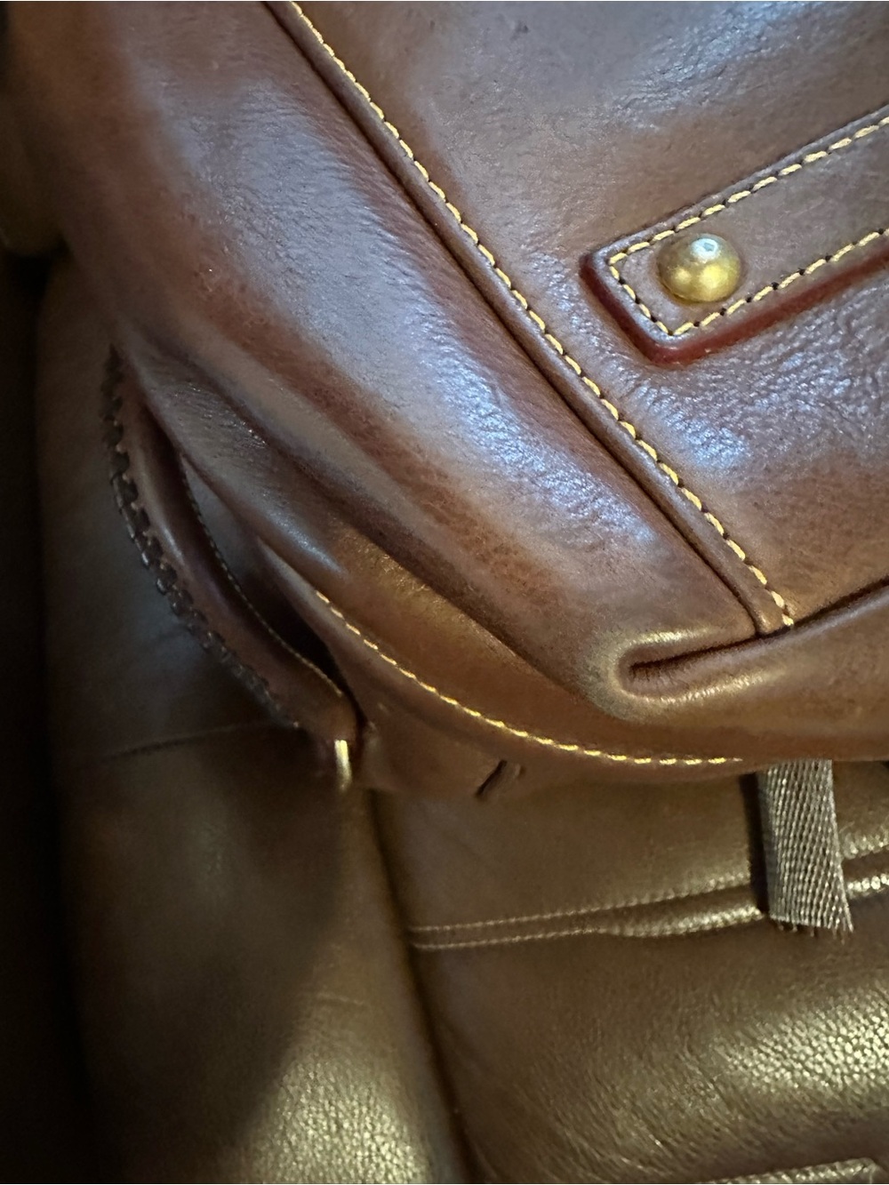 Dooney and Bourke Chestnut Florentine leather Buckley. ENDING SOON! - Picture 10 of 14